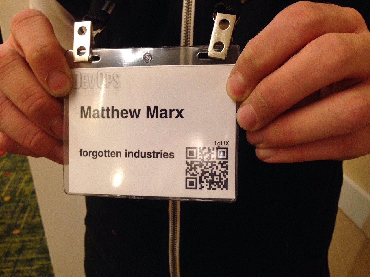 Matthew Marx Forgotten Industries badge from the 2014 Tumblr archive.